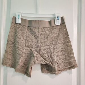 Aerie XXL/Show Off Vintage Lace High Waisted Boxer Underwear/Stone Harbor